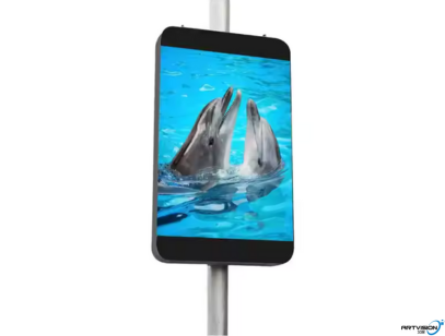 P4 Outdoor Street Advertising Light Pole LED Wall