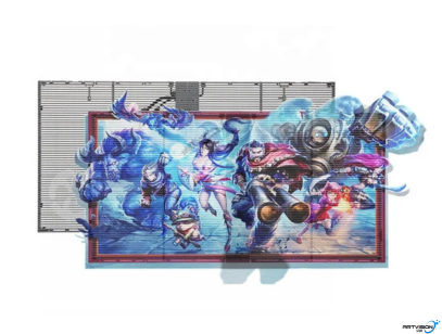 P3.91-7.82 LED indoor transparent screen